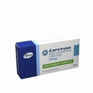 Lipitor 40 Mg por 30 tabletas