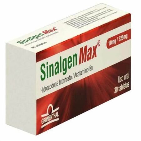 Sinalgen Max Caja por 30 Tabletas.