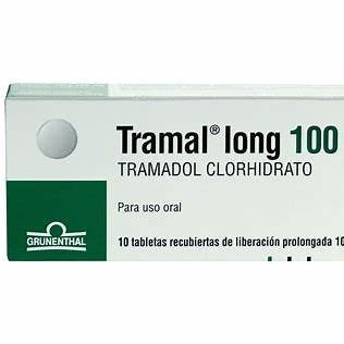 Tramal long 100 Mg por 10 Tabletas Recubiertas .