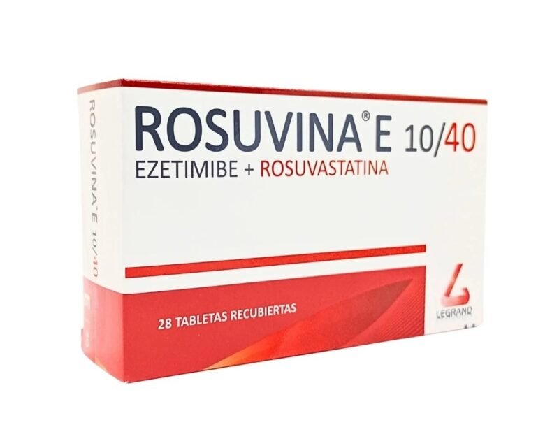 Rosuvina E 10 / 40 Legrand por 28 Tabletas.