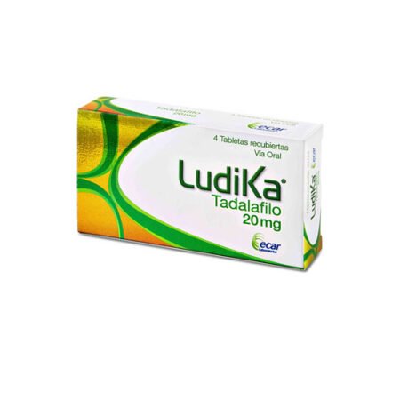 Ludika 20 Mg por 4  Tabletas Recubiertas .