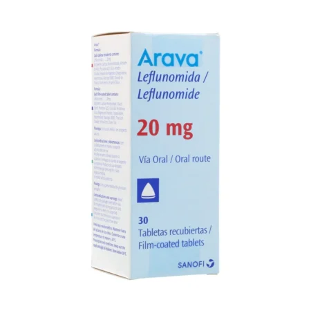 Arava 20 Mg Caja Por 30 Tabletas Recubiertas .