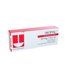 Dropyal 25 mg / 2,5 Por una jeringa